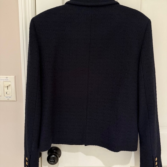 NWT Nili Lotan Paola Jacket in Dark Navy Size Medium (Retail: $1,150) - Picture 9 of 10